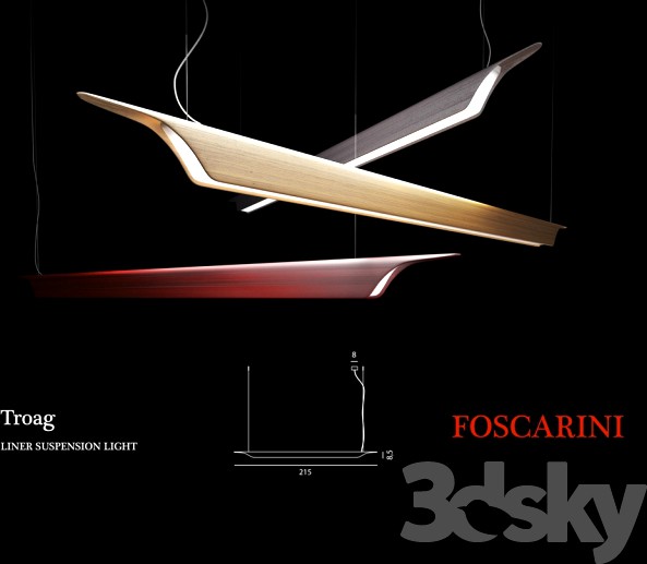 Suspension lamp Foscarini troag