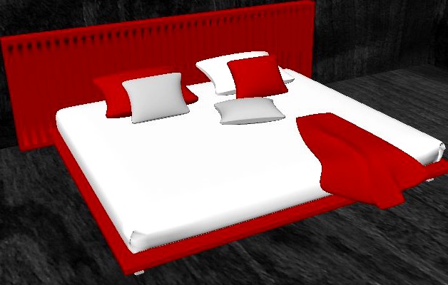 Modern bed 3D Model