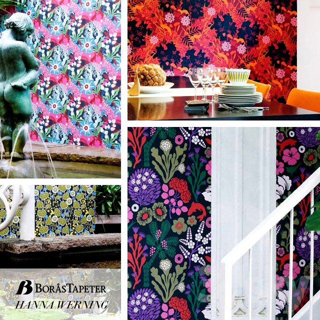 Wallpaper Bor &amp;#229; stapeter, a collection of Hanna Werning