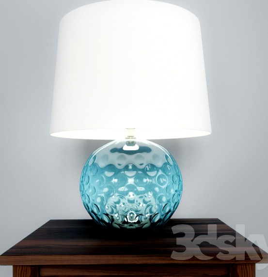 Table lamp Caprice Aqua Glass