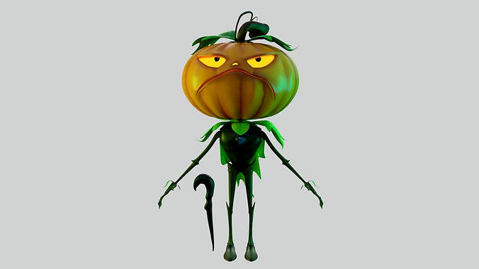 Halloween Pumpkin Character