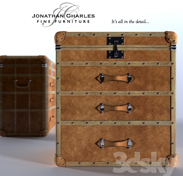 Jewelry Box, stylized trunk.