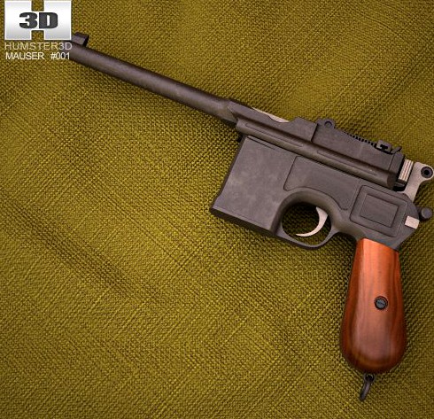 Mauser C96 3D Model