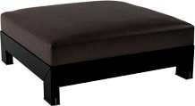 Alison Black ottoman