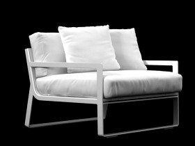 Flat armchair