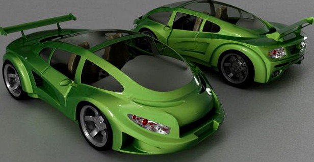concept car 3D Model