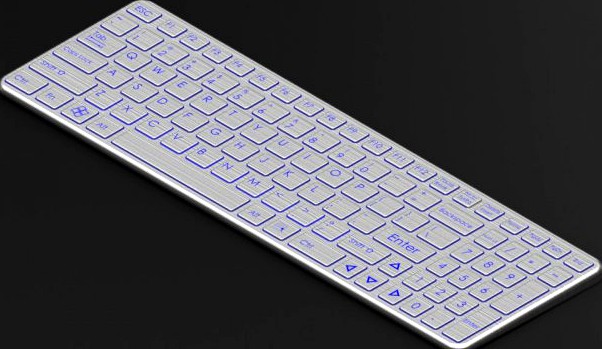 Wireless Keyboard 3D Model