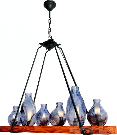 Hanging chandelier Maytoni H100-66-R House 4