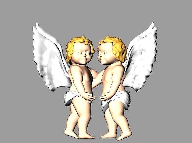 Angel Baby 3d Model | 3D