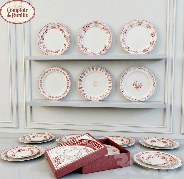 Plates Faustine | Comptoir de Famille