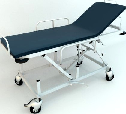 Hospital Gurney 3D Model