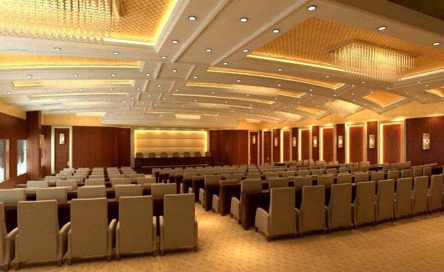 Auditorium room space 002 3D Model