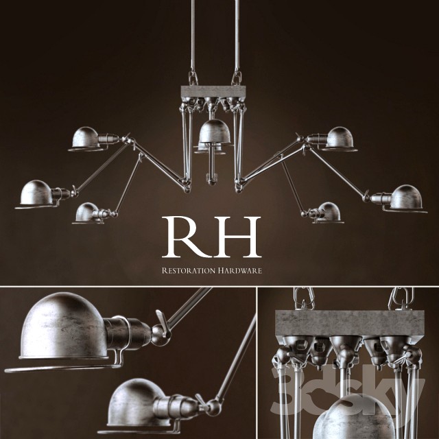 RH ATELIER CHANDELIER