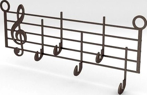 Music Keys Hanger | 3D
