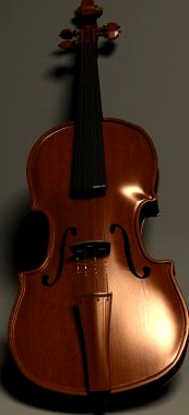 Violin 3D Model