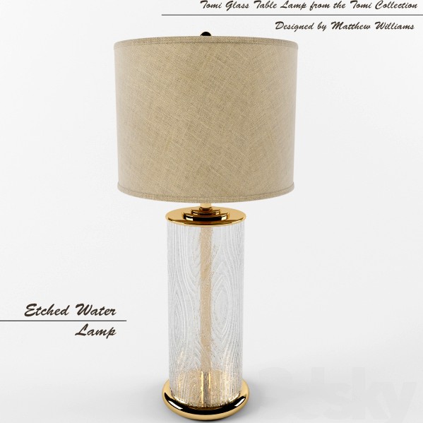 Tomi Glass Table Lamp from Tomi Collection