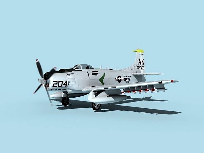 Douglas A-1H Skyraider USN Intrepid