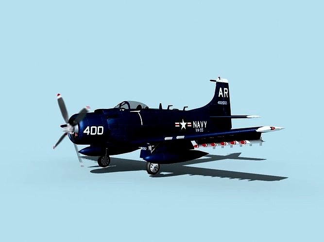 Douglas A-1H Skyraider  V02 USN