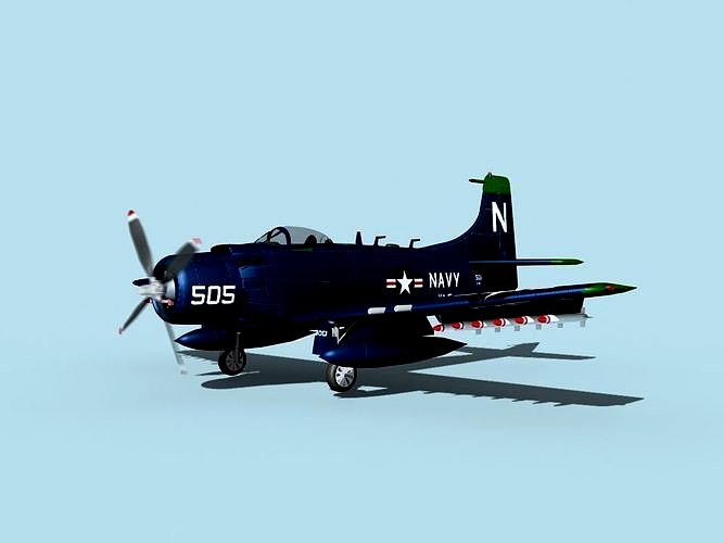 Douglas A-1H Skyraider  V03 USN