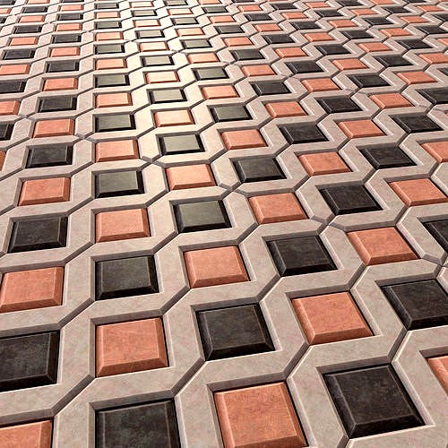 Paving zigzag ecoparking