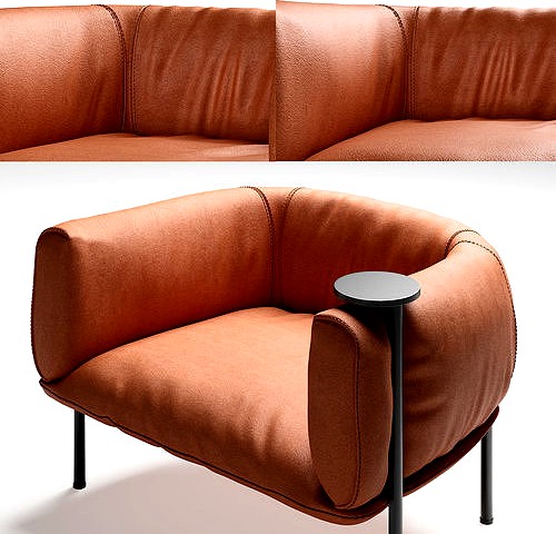 Molinari Rondo armchair with Swivel  table