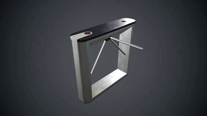 Security Turnstile 2 PBR Game Ready