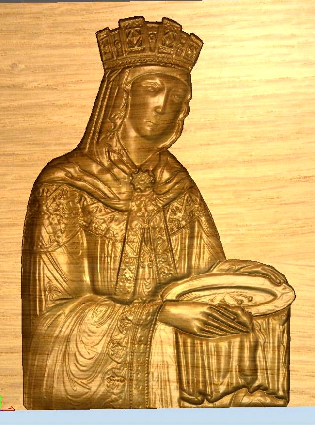 Orthodox Icon of Sts Queen Helena 3D Model