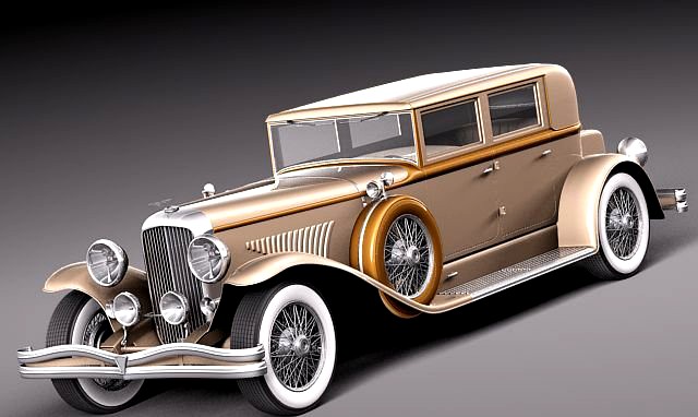 Duesenberg J 232 1930 sedan 3D Model