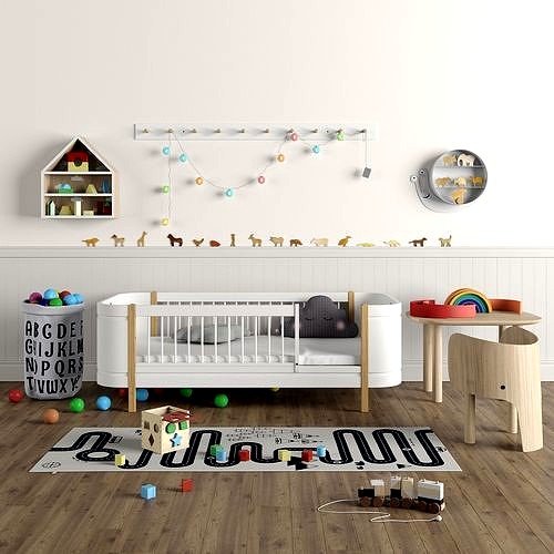 Kids Furniture and Toys Set 01