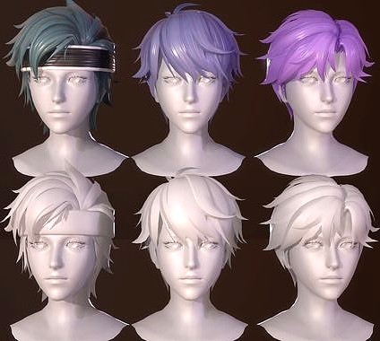07 Anime Character 3D Modeling Tutorial 2020  Hair  Outlines  YouTube