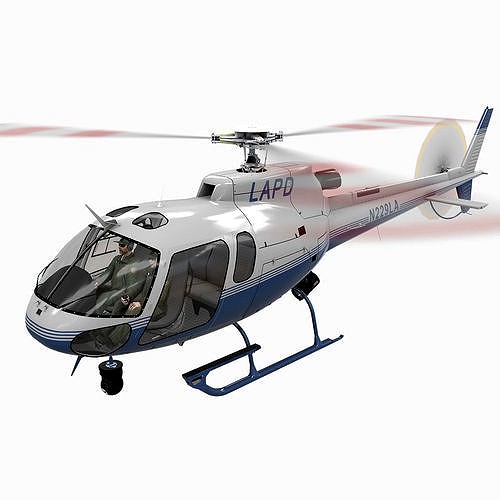 AS-350 LAPD 3 Animated