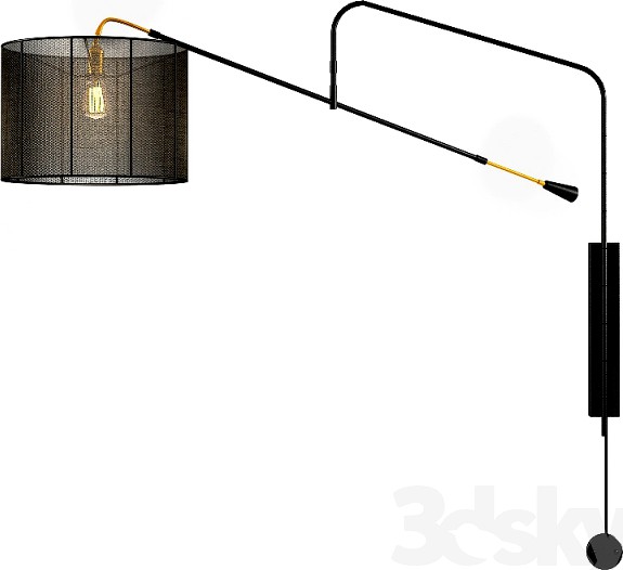 Hampton Lighting BOOM ARM SCONCE