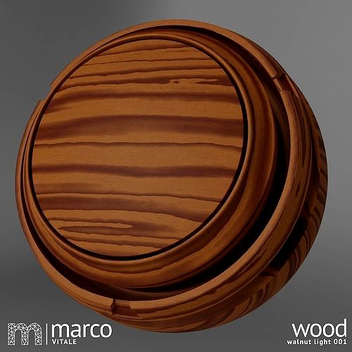 Seamless PBR Wood - Walnut Light 00