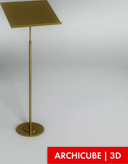 Music Stand 3D Model
