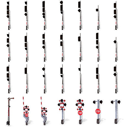 29 Piece Railway Pack 2