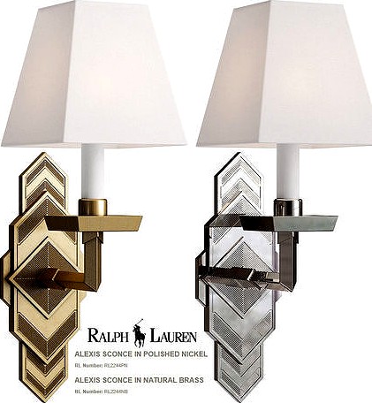 Modern Ralph Lauren Alexis Sconce Wall Lamp