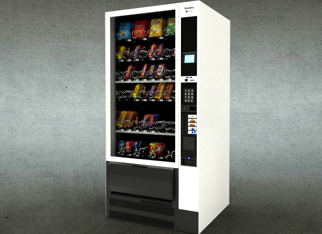 Snack Vending Machine 3D Model