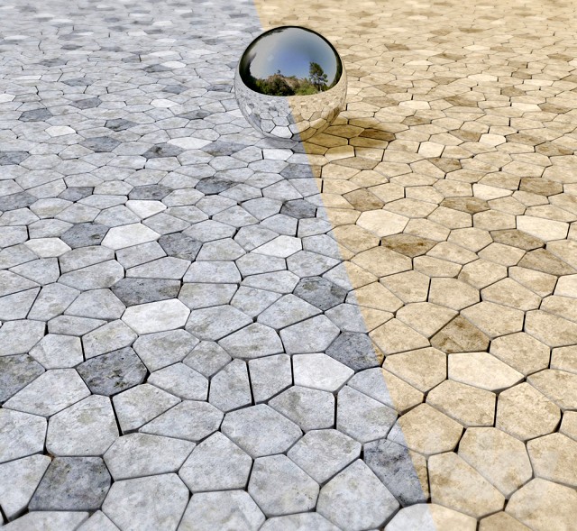 Cobbles two colors