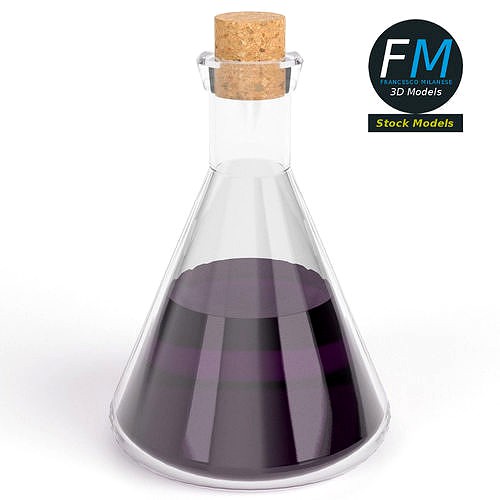 Conical potion flask