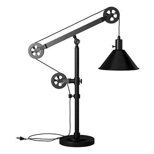 Carbon Loft - Table Lamp with Pulley System