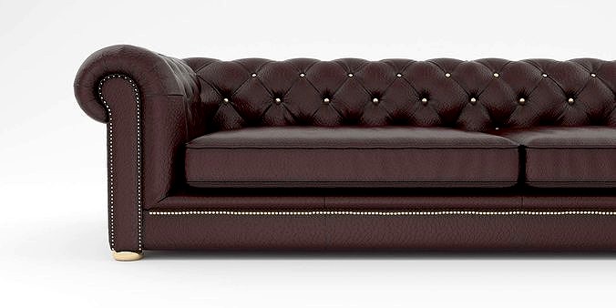 Chesterfield Leather Sofa