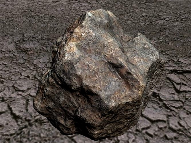 3D scanned rock