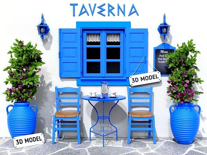Greek Taverna Terrace