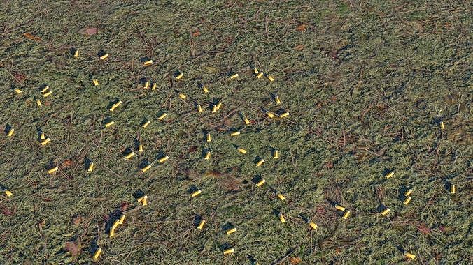 Low Poly Cigarette Butt