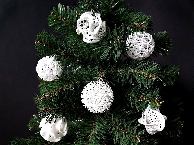 Xmas Baubles Set | 3D
