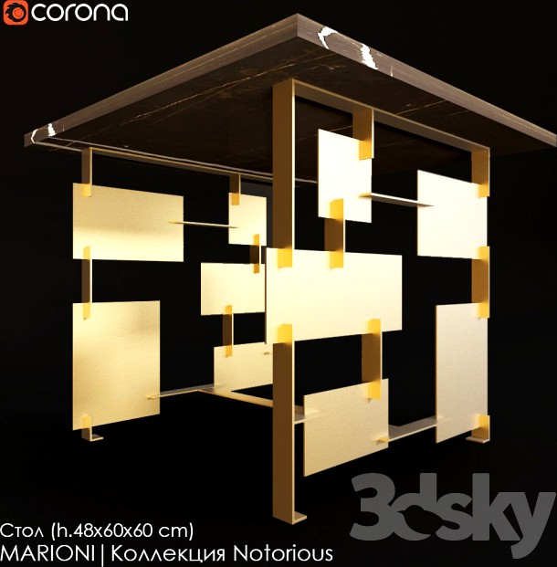 Coffee table MARIONI | collection Notorious