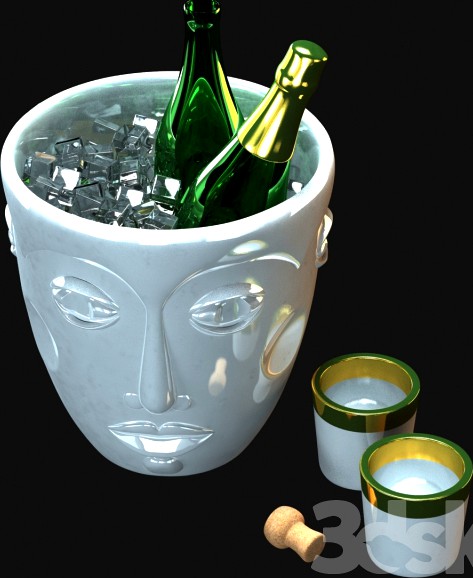 Faces- Champagne coolers by Sieger
