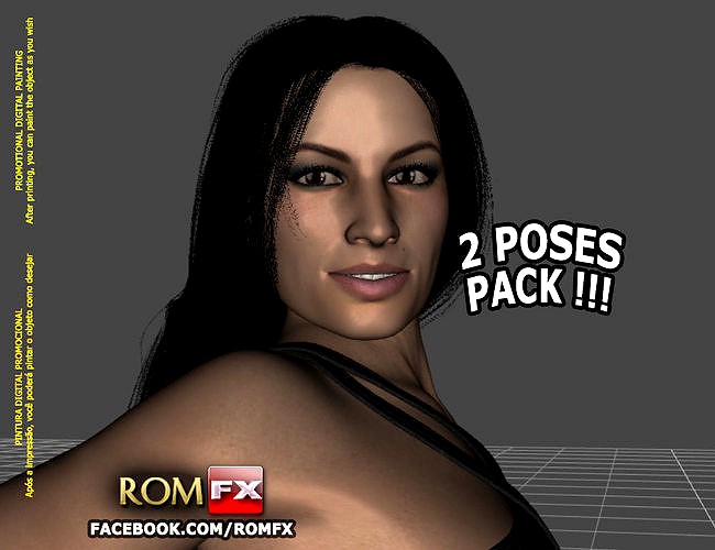 Monica Santhiago - Brazilian Latina Pornstar Printable 3D model