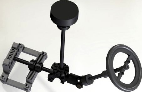 Steering Mechnism 3D Model