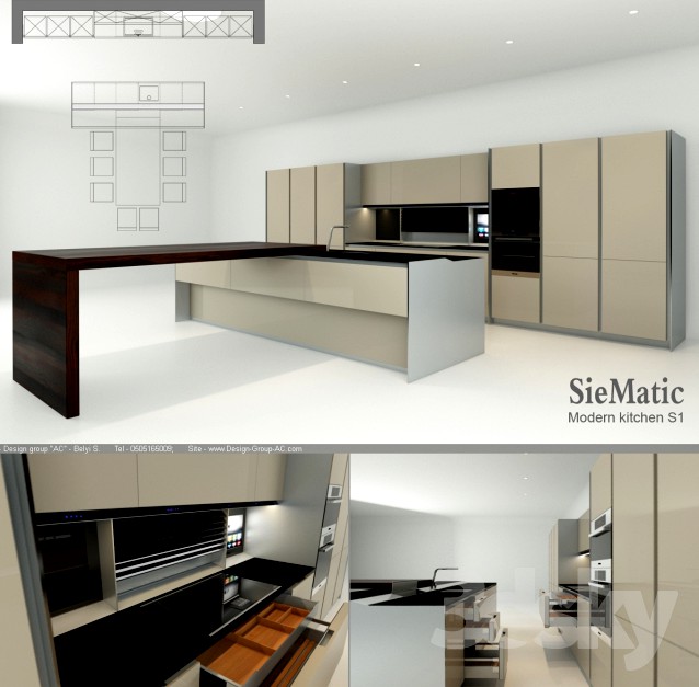 Kitchen - SieMatic - Modern Kitchen-S1